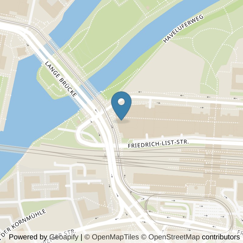Map: location of Fitness First Potsdam in Potsdam