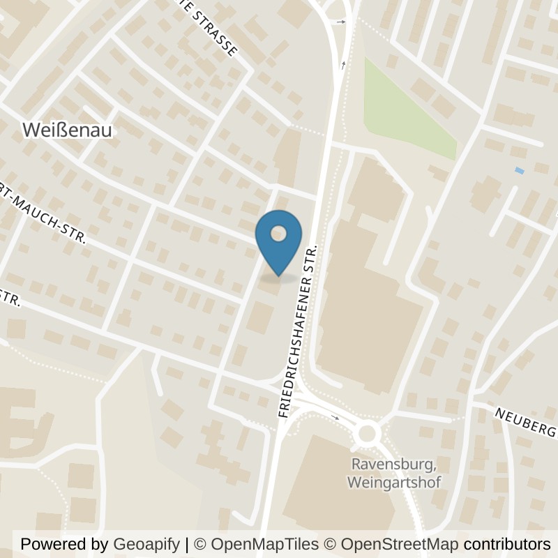 Map: location of Fitness First Ravensburg in Ravensburg