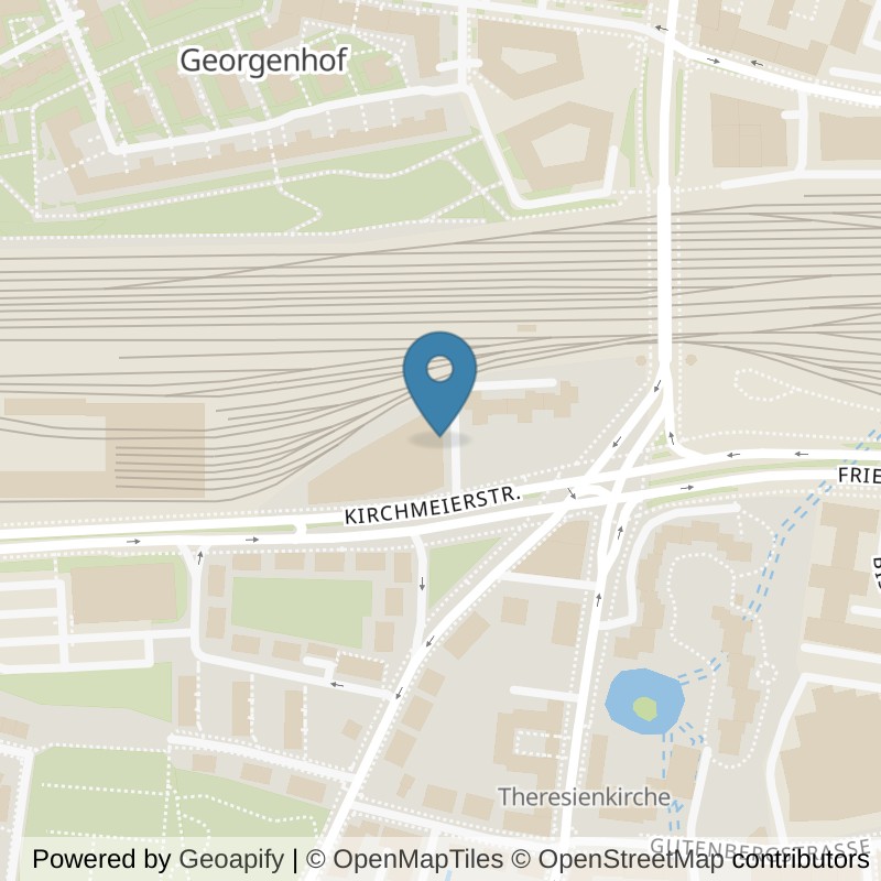 Map: location of Fitness First Regensburg Kirchmeierstraße in Regensburg