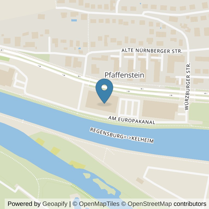 Map: location of Fitness First Regensburg Pfaffenstein in Regensburg