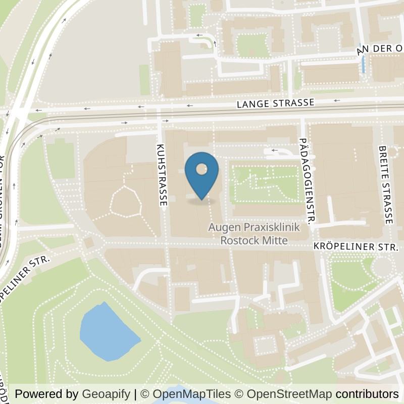 Map: location of Fitness First Rostock - Innenstadt in Rostock