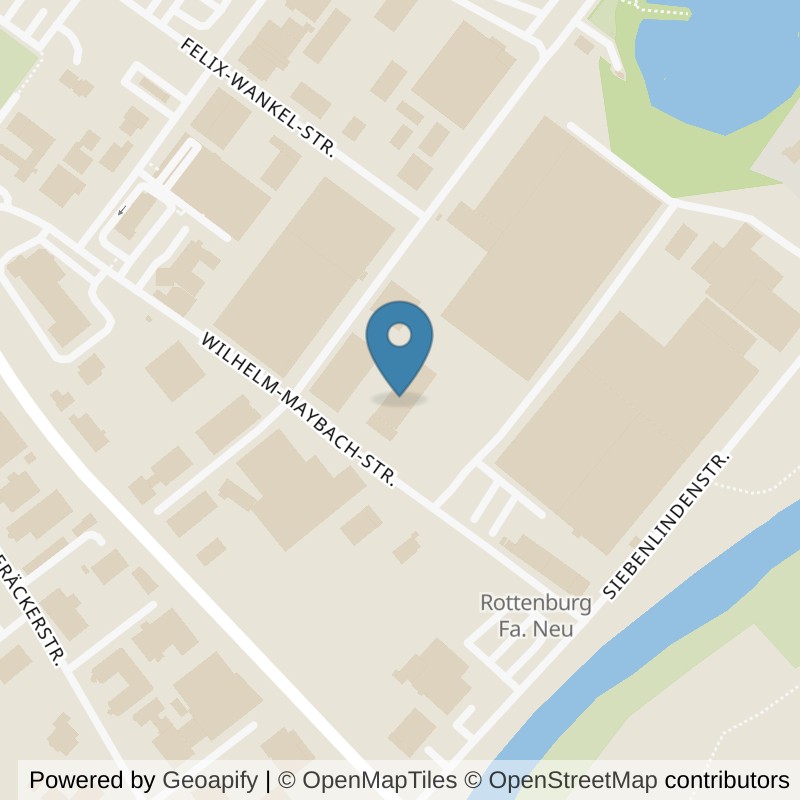 Map: location of Fitness First Rottenburg in Rottenburg am Neckar