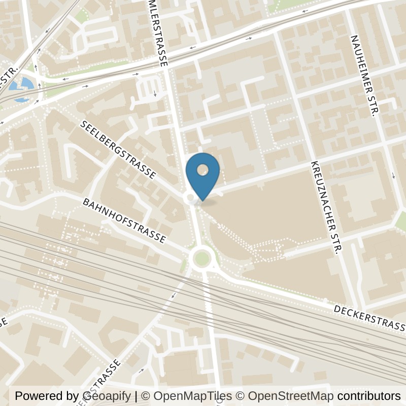 Map: location of Fitness First Stuttgart Bad Cannstatt in Stuttgart