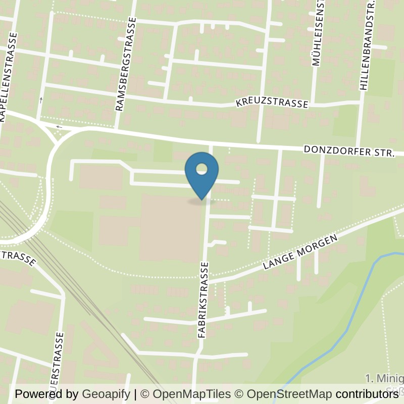 Map: location of Fitness First Süßen in Süßen