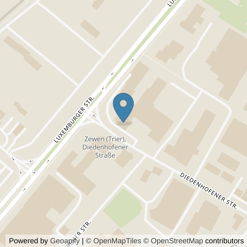 Map: location of Fitness First Trier West in Trier