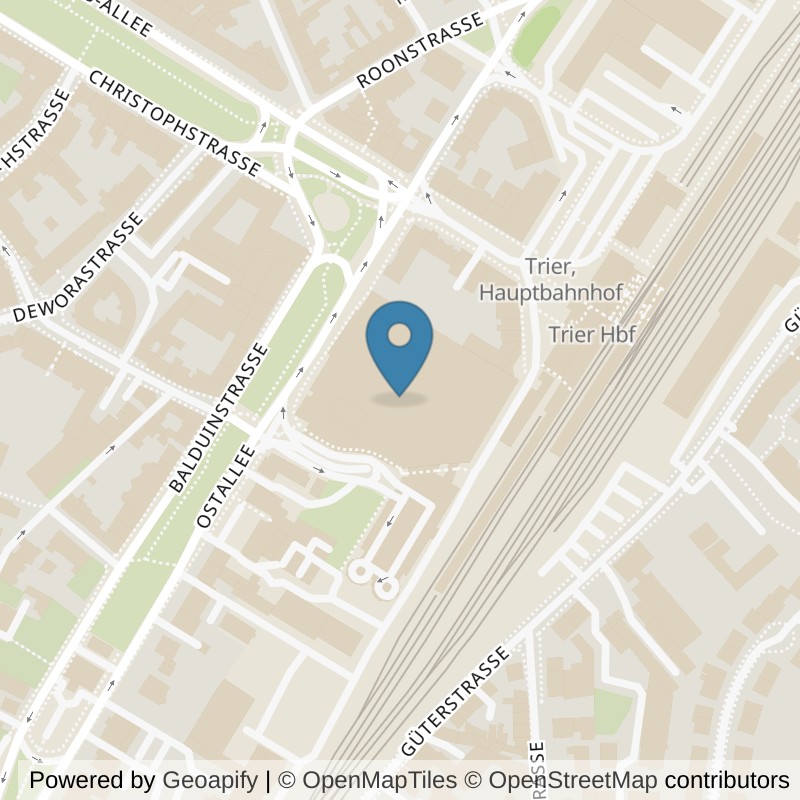 Map: location of Fitness First Trier Zentrum in Trier