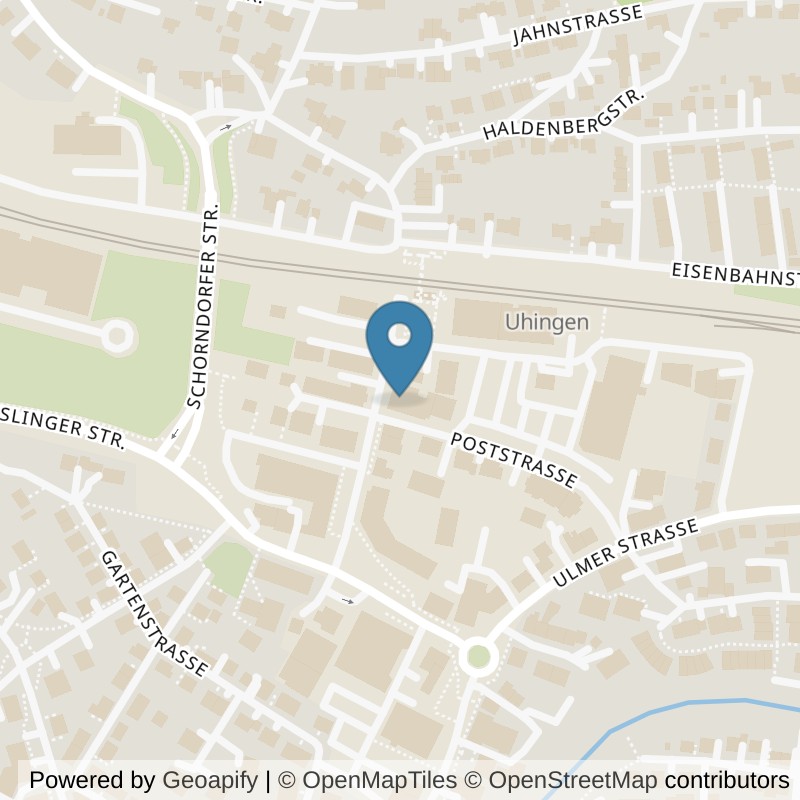 Map: location of Fitness First Uhingen in Uhingen