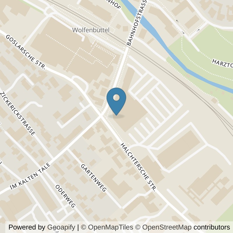 Map: location of Fitness First Wolfenbüttel - City in Wolfenbüttel