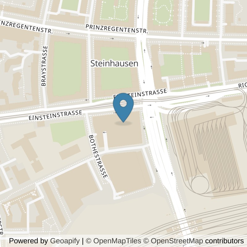 Map: location of Fitness First München Haidhausen in München