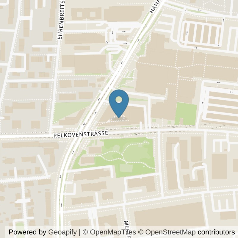 Map: location of Fitness First München - Moosach in München
