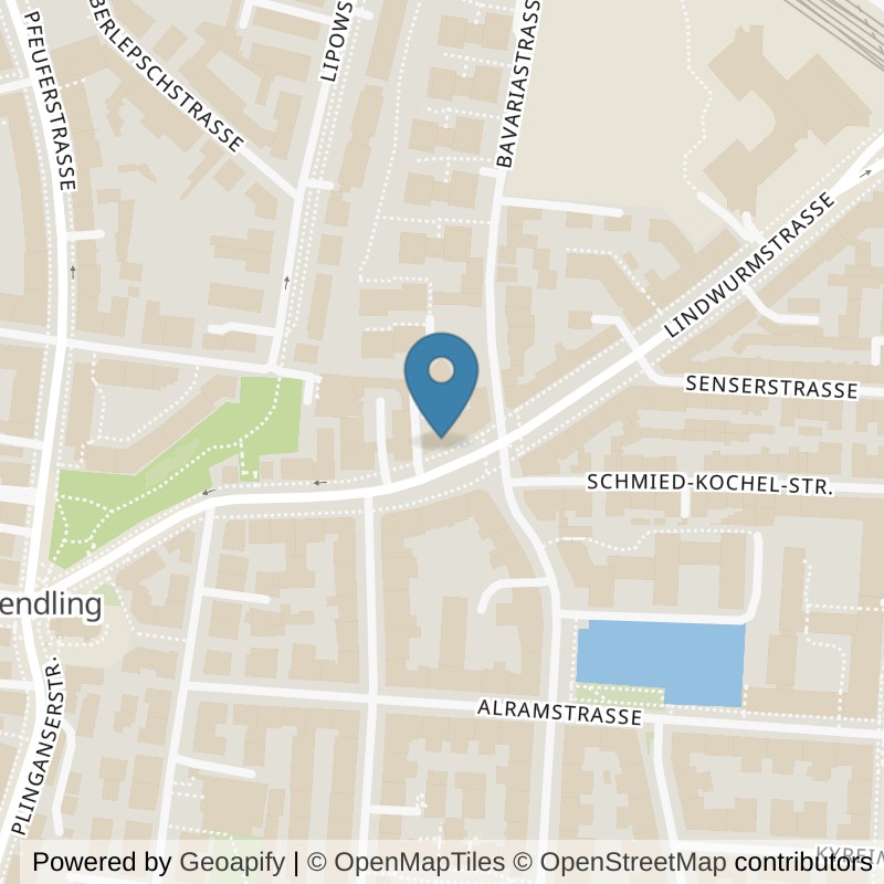 Map: location of Fitness First München Sendling in München