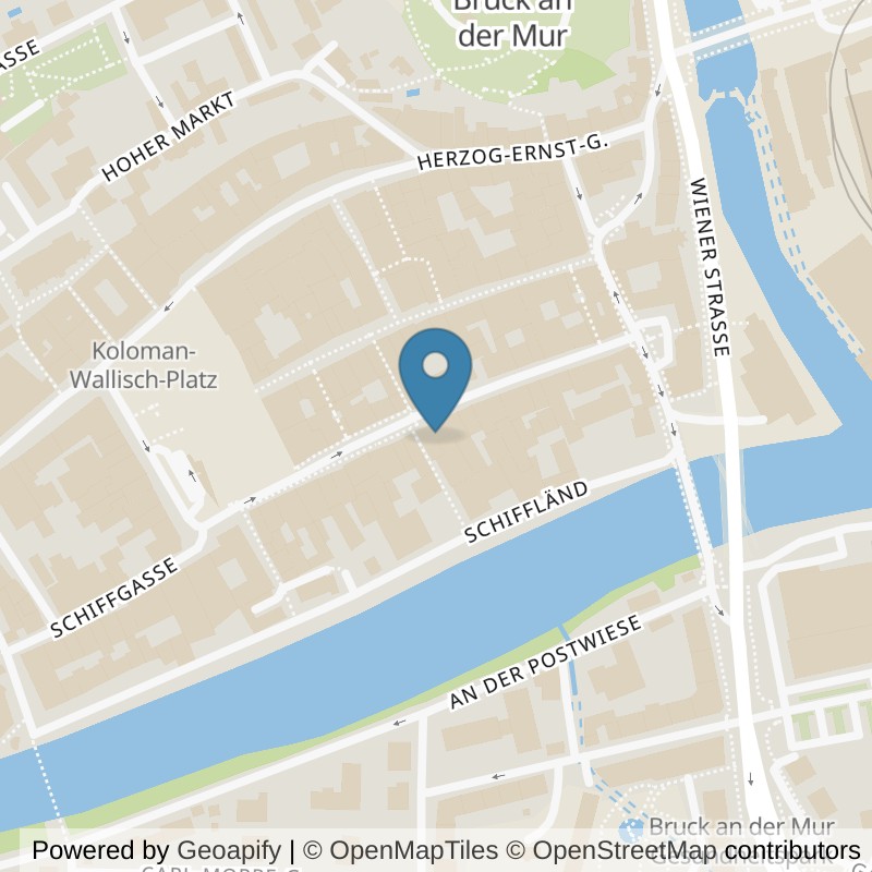 Map: location of FITNESSHOUSE Bruck in Bruck an der Mur