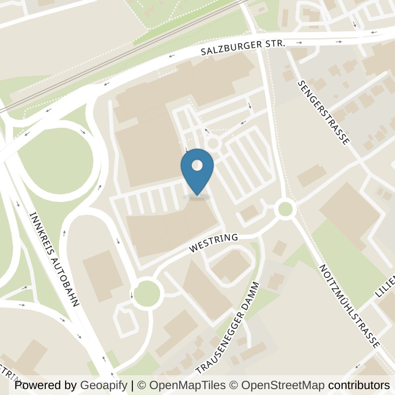 Map: location of FITNESSHOUSE Wels West in Wels