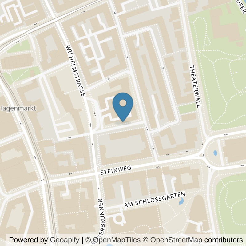 Map: location of FITNESSLAND Braunschweig-Wilhelmstrasse in Braunschweig