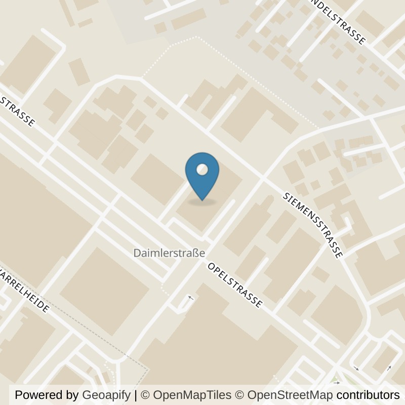 Map: location of FITNESSLAND Isernhagen in Isernhagen