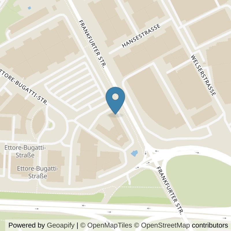 Map: location of FITNESSLAND Köln in Köln