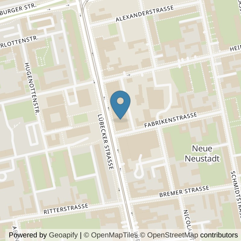 Map: location of FITNESSLAND Magdeburg in Magdeburg