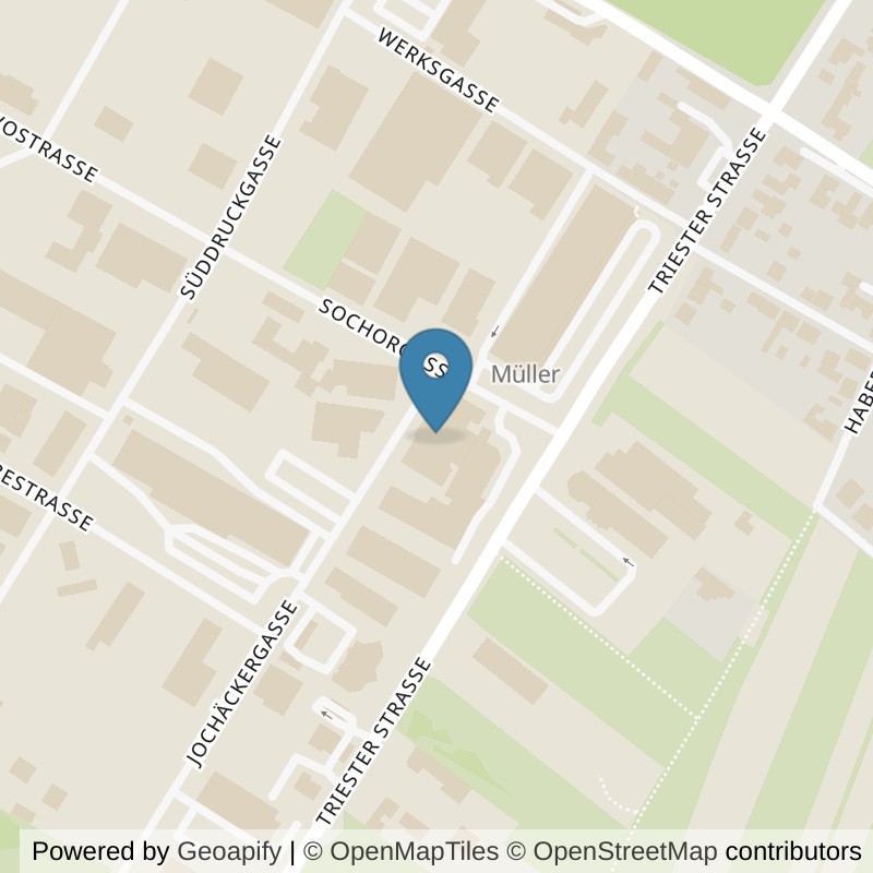 Map: location of Fitnessland Oeynhausen in Traiskirchen