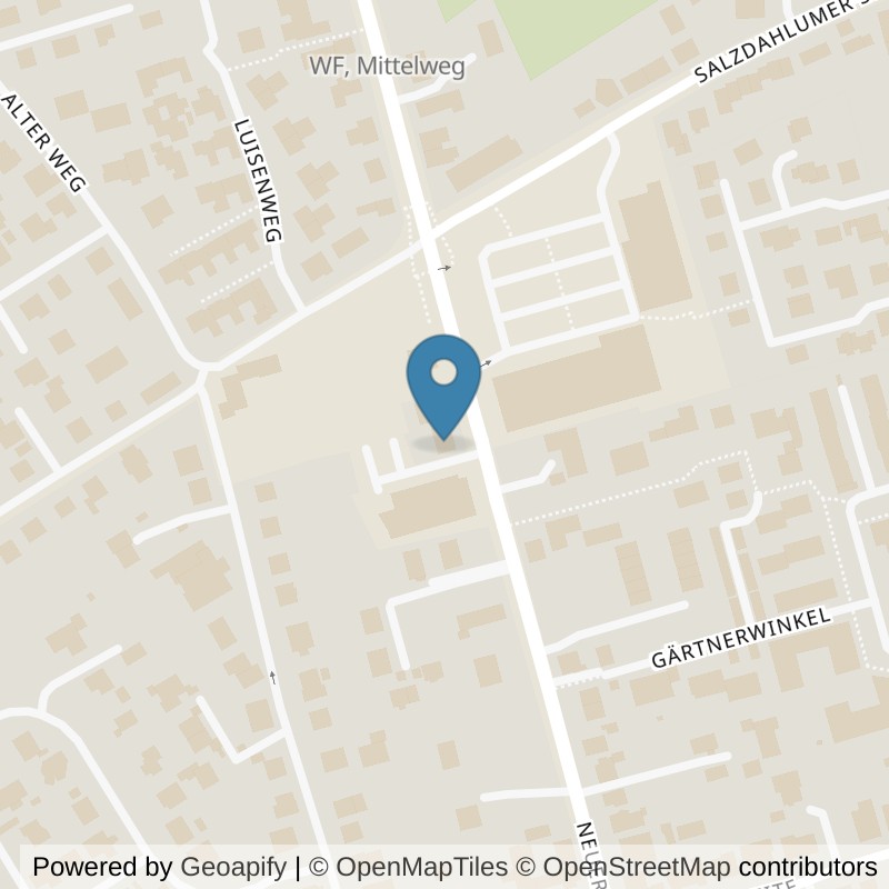 Map: location of FITNESSLAND Wolfenbüttel in Wolfenbüttel