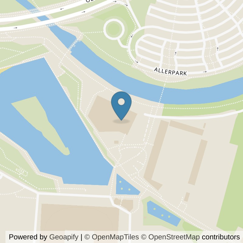 Map: location of FITNESSLAND Wolfsburg-Allerpark in Wolfsburg