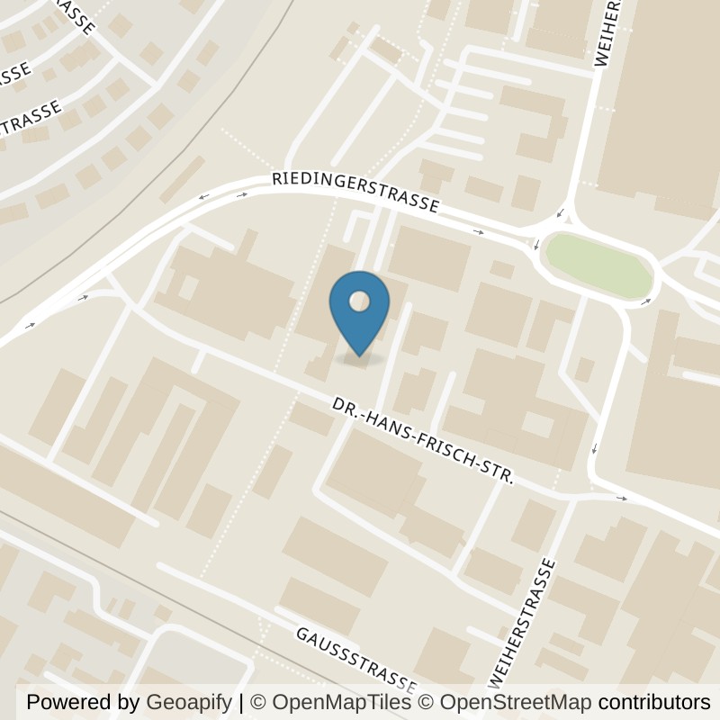 Map: location of fitnesspoint Bayreuth in Bayreuth