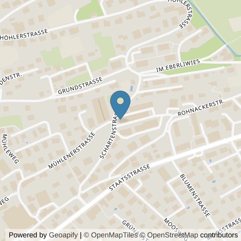 Map: location of Fitnessstudio Muskelschmiede in Rebstein