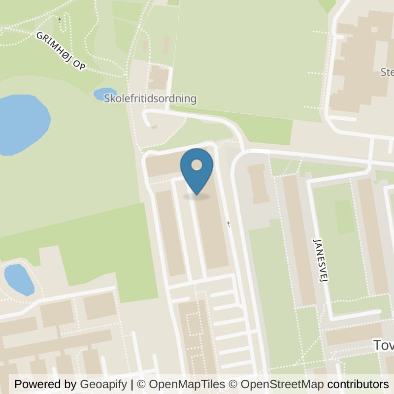 Map: location of FitnessX Aarhus V, Brabrand in Brabrand