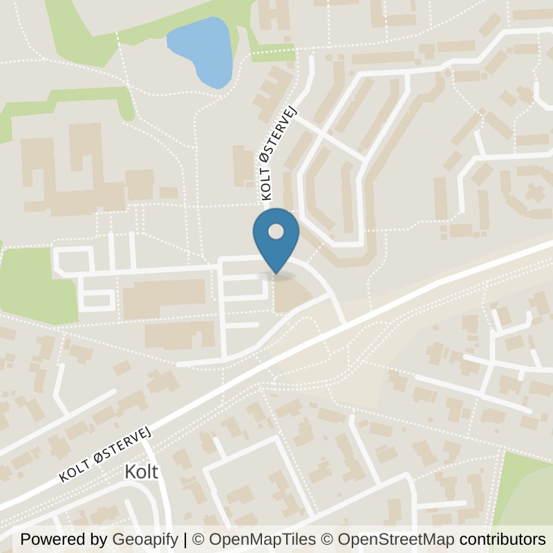 Map: location of FitnessX Hasselager in Hasselager