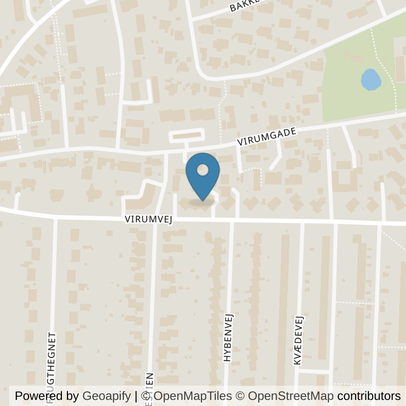 Map: location of FitnessX Virum in Virum