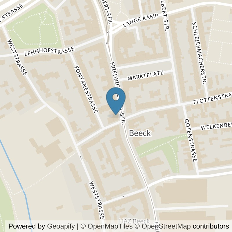 Map: location of FITOMAT Beeck (Duisburg) in Duisburg