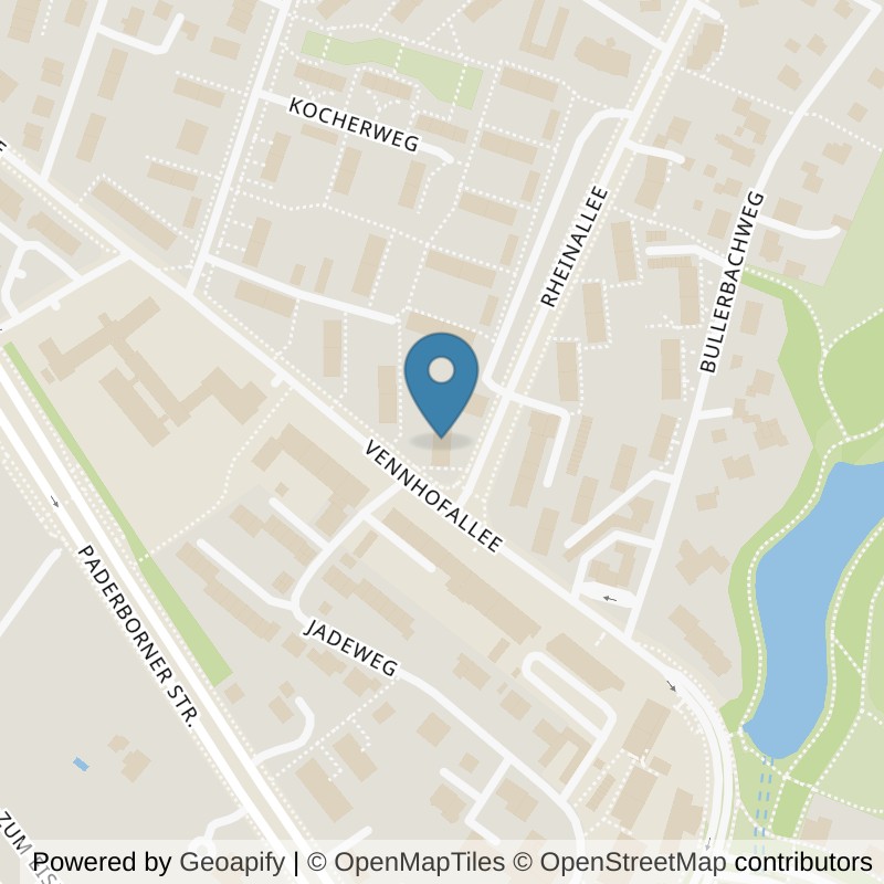 Map: location of FITOMAT Bielefeld Sennestadt in Bielefeld