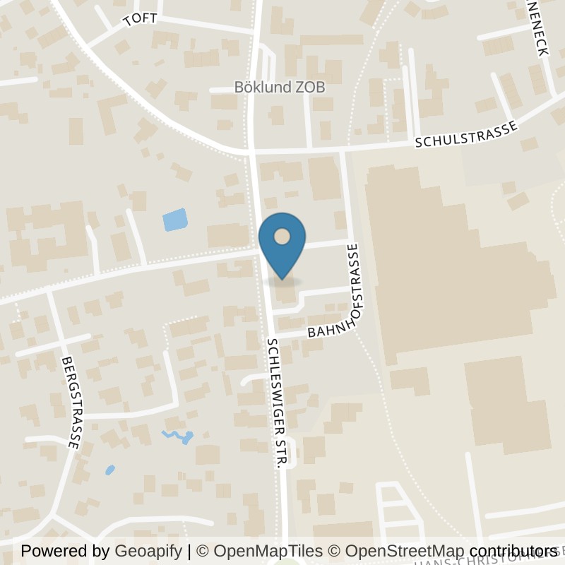 Map: location of FITOMAT Böklund in Böklund