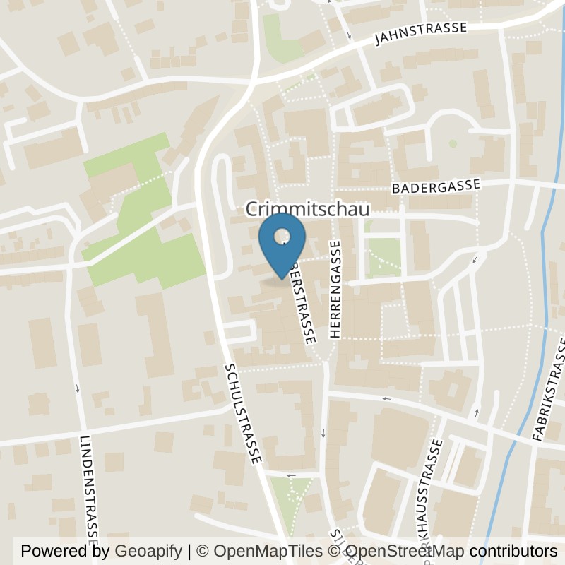 Map: location of FITOMAT Crimmitschau in Crimmitschau