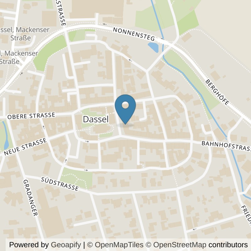 Map: location of FITOMAT Dassel in Dassel