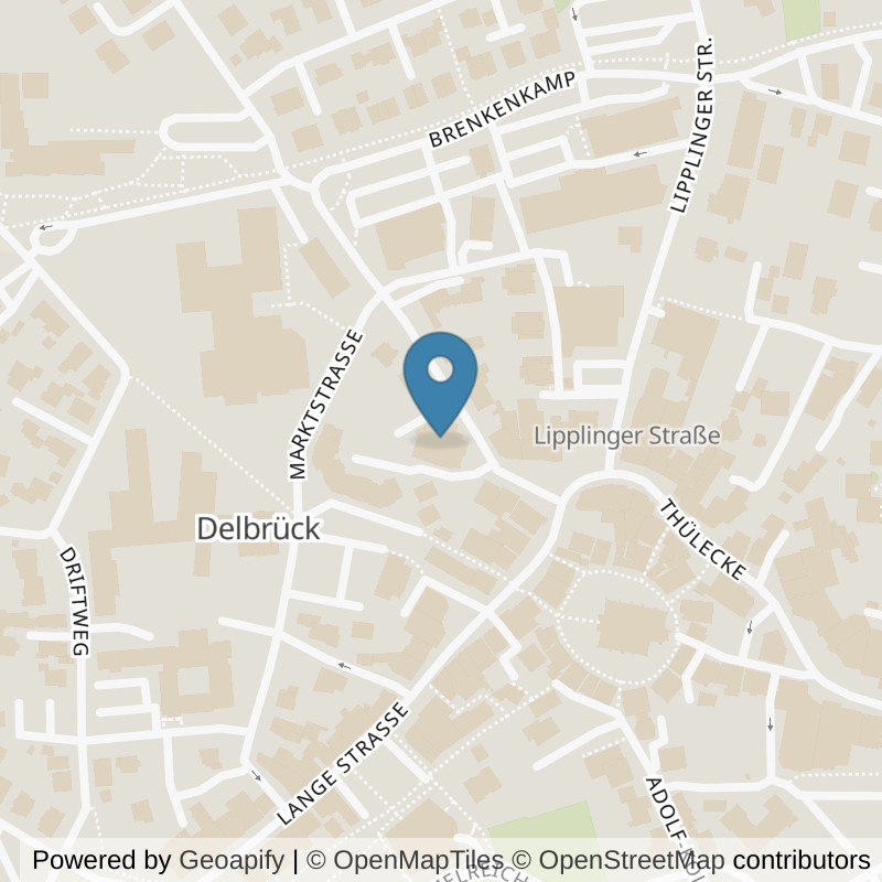 Map: location of FITOMAT Delbrück in Delbrück