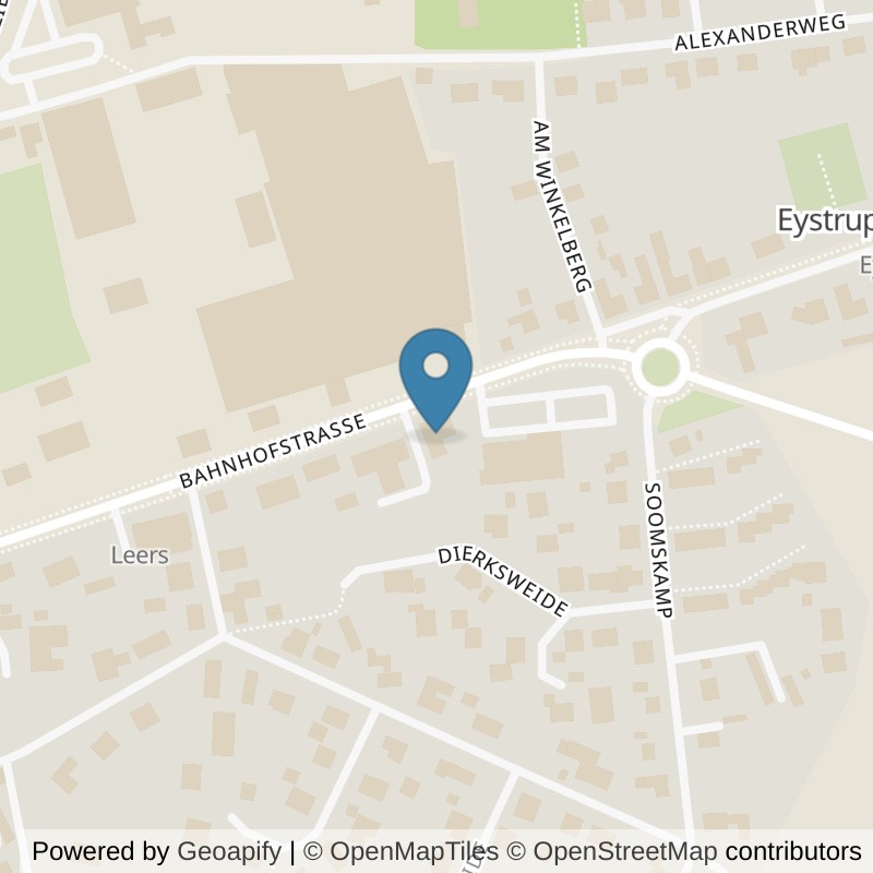 Map: location of FITOMAT Eystrup in Eystrup