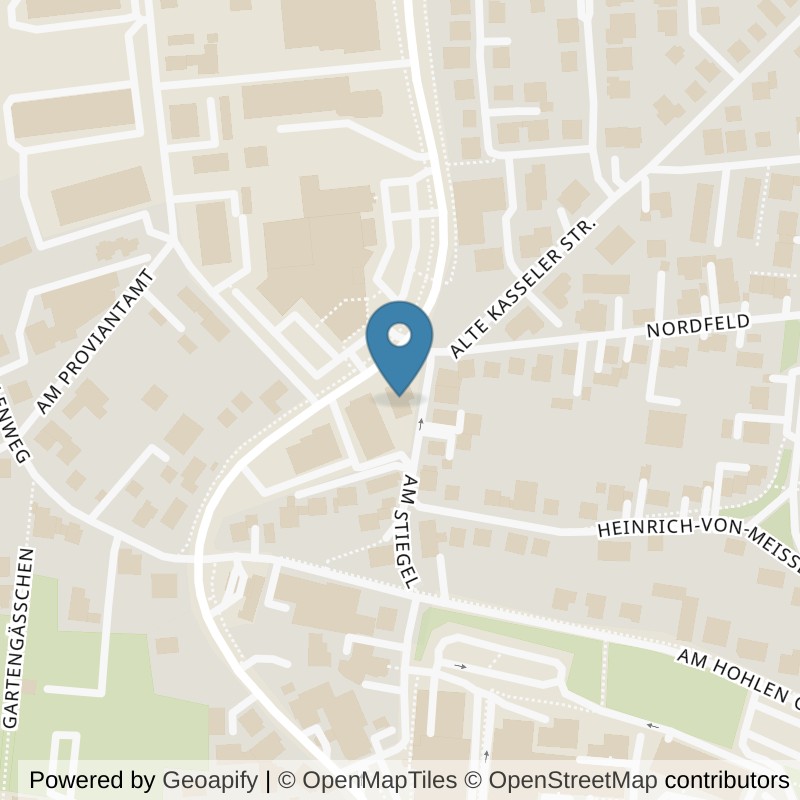 Map: location of FITOMAT Fritzlar in Fritzlar