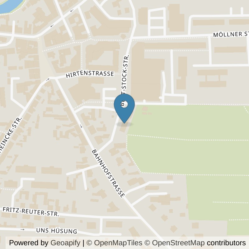 Map: location of FITOMAT Hagenow in Hagenow