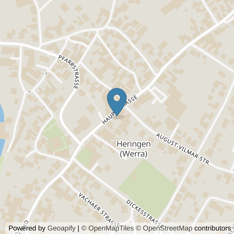Map: location of FITOMAT Heringen in Heringen (Werra)