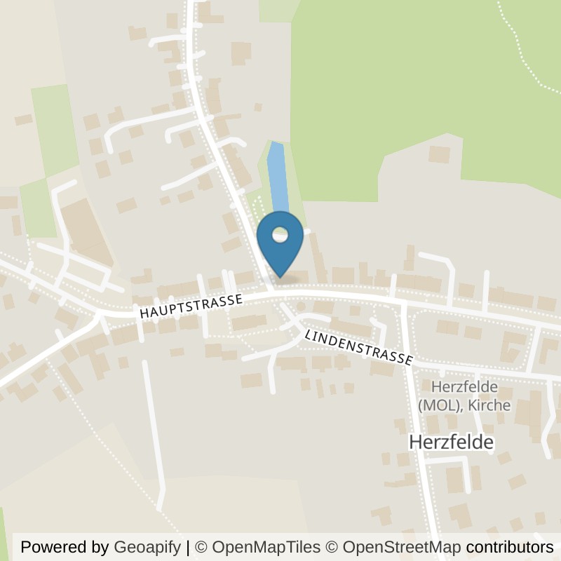 Map: location of FITOMAT Herzfelde in Herzfelde