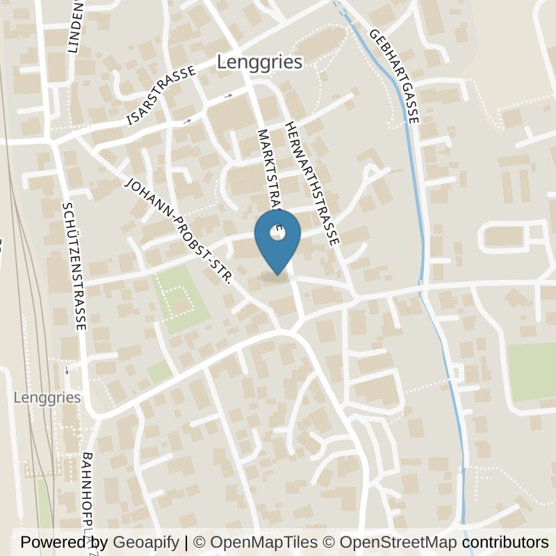Map: location of FITOMAT Lenggries in Lenggries