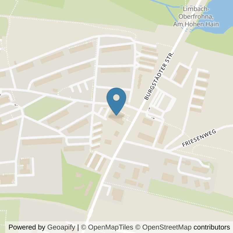 Map: location of FITOMAT Limbach-Oberfrohna in Limbach-Oberfrohna