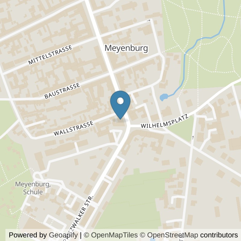 Map: location of FITOMAT Meyenburg in Meyenburg