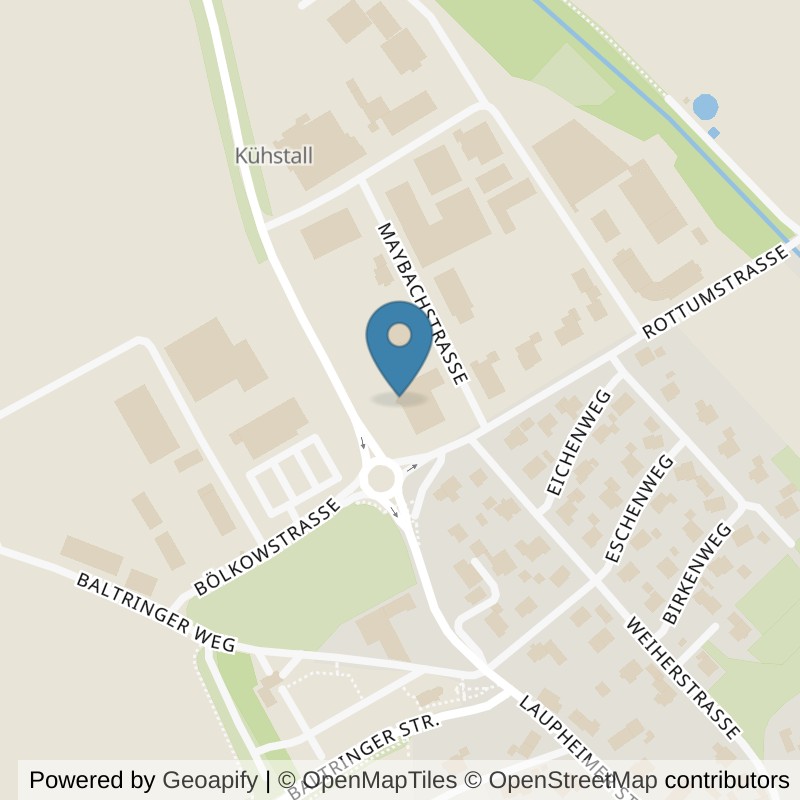 Map: location of FITOMAT Mietingen in Mietingen