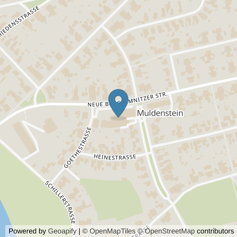 Map: location of FITOMAT Muldenstein in Muldestausee