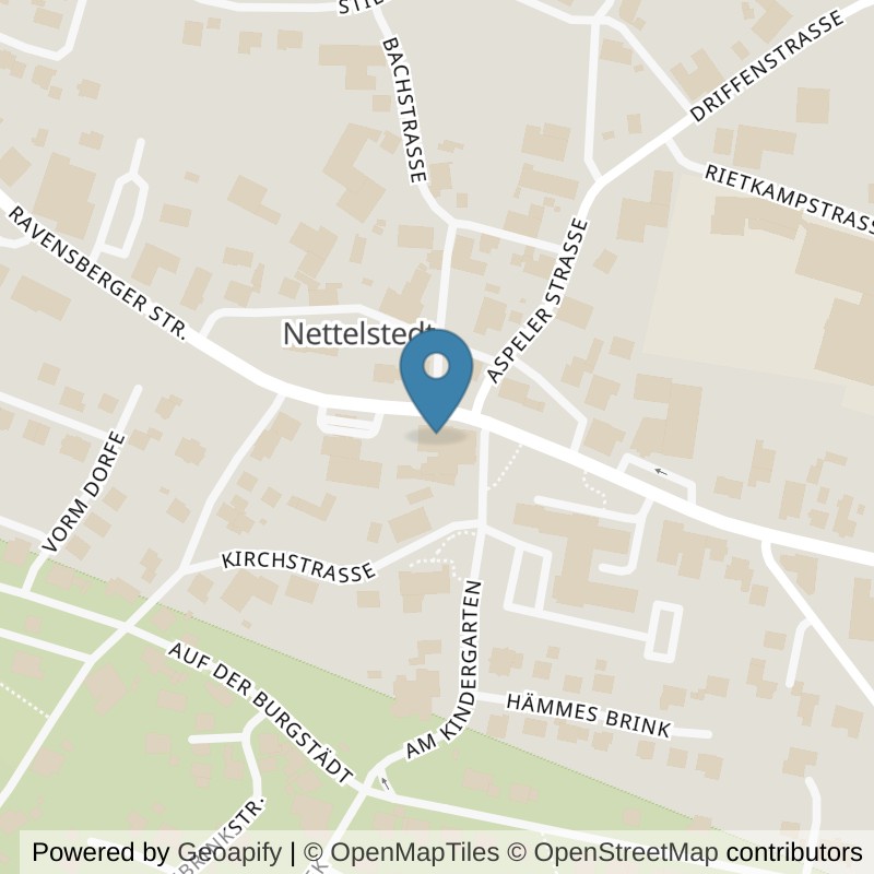 Map: location of FITOMAT Lübbecke Nettelstedt in Lübbecke