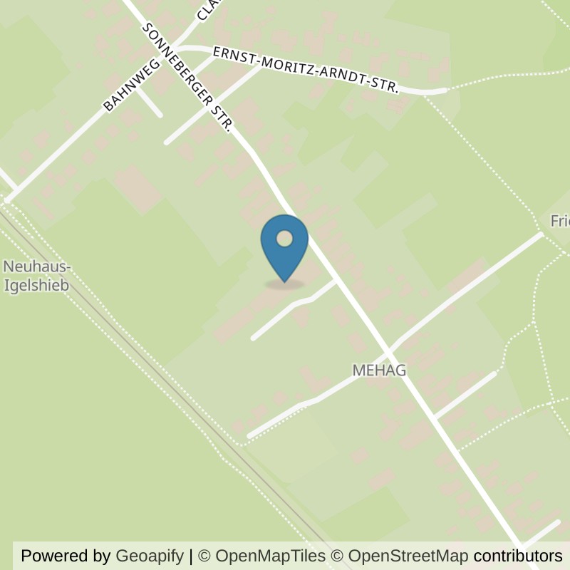 Map: location of FITOMAT Neuhaus am Rennweg in Neuhaus am Rennweg