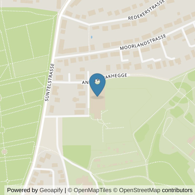 Map: location of FITOMAT Osnabrück Bürgerpark in Osnabrück