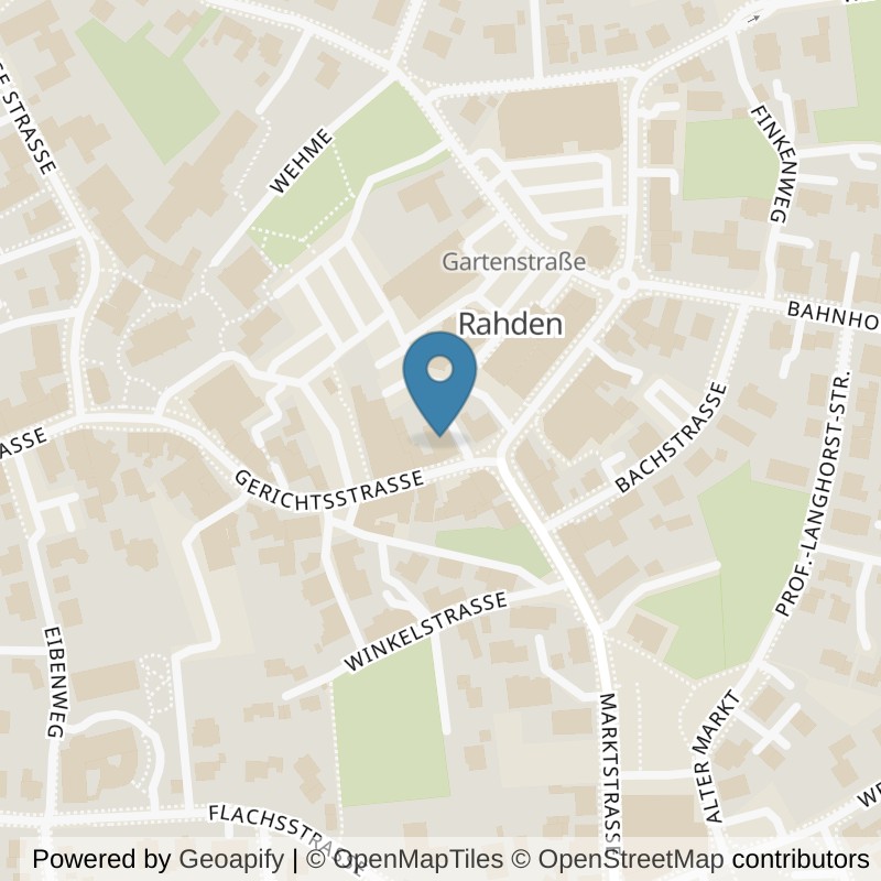 Map: location of FITOMAT Rahden in Rahden