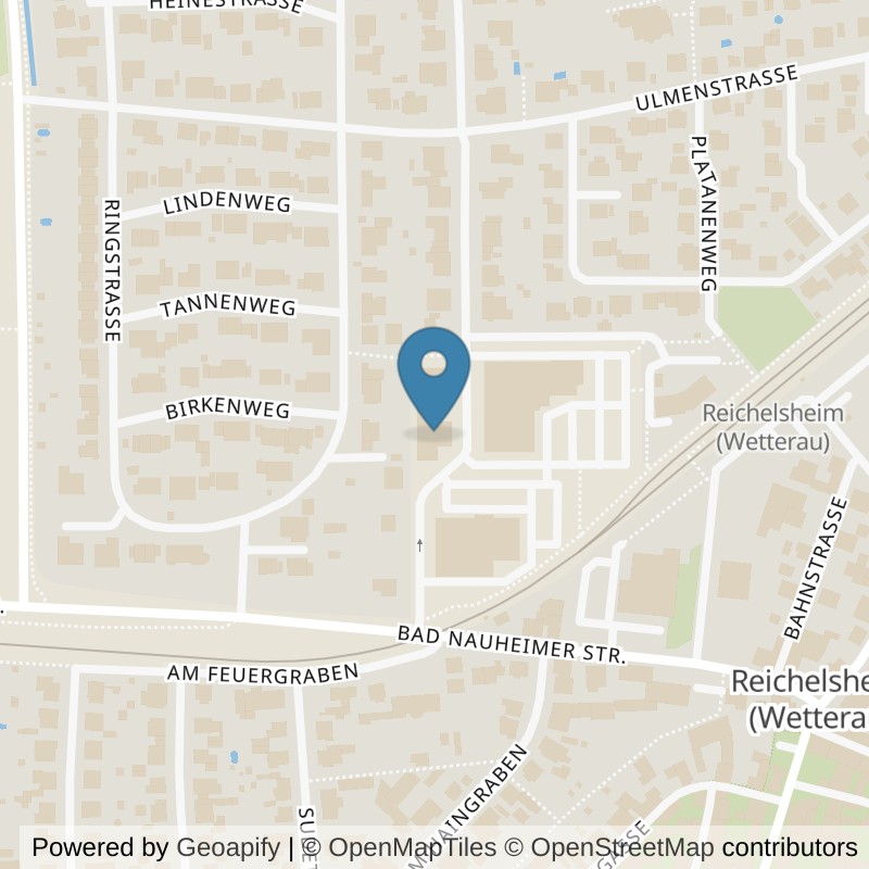 Map: location of FITOMAT Reichelsheim (Wetterau) in Reichelsheim (Wetterau)